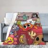 The Amazing World Of Gumballs Soft Warm Blanket  Child Plush Throw Blanket Pattern Couch Chair Flannel Bedspread Sofa Bed Cover