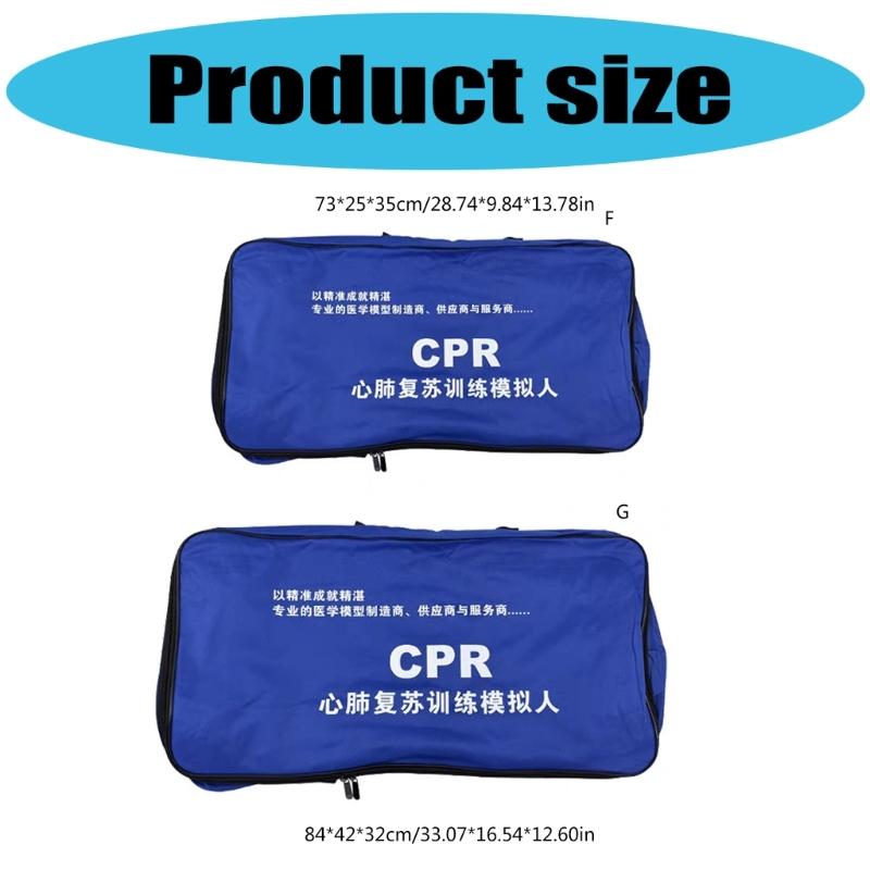 Lung Bag CPR Manikin Face Cover Resuscitation Operation Mat For CPR Certification Courses Educational Tool