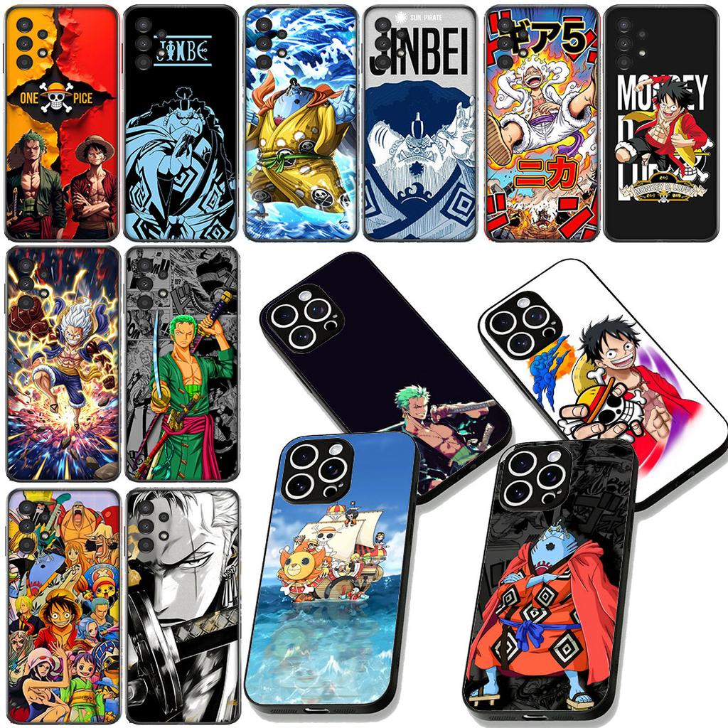 Jinbe Roronoa Zoro One Luffy Pieces Phone Cover for Motorola Moto G86 G14 G35 G34 G45 G55 G67 G75 G85 G24 G15 G54 G57 Power Case