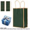 10Pcs Kraft Paper Bag   Snacks Shopping Present Gift Bags With Handles for Wedding