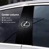 2 Peças Adesivos para Pilar Central de Carro Decalques com Logo Automotivo para Coluna do Meio Para F SPORT ES RX NX LS UX LM LX GX LC RZ IS CT GS RC HS SC