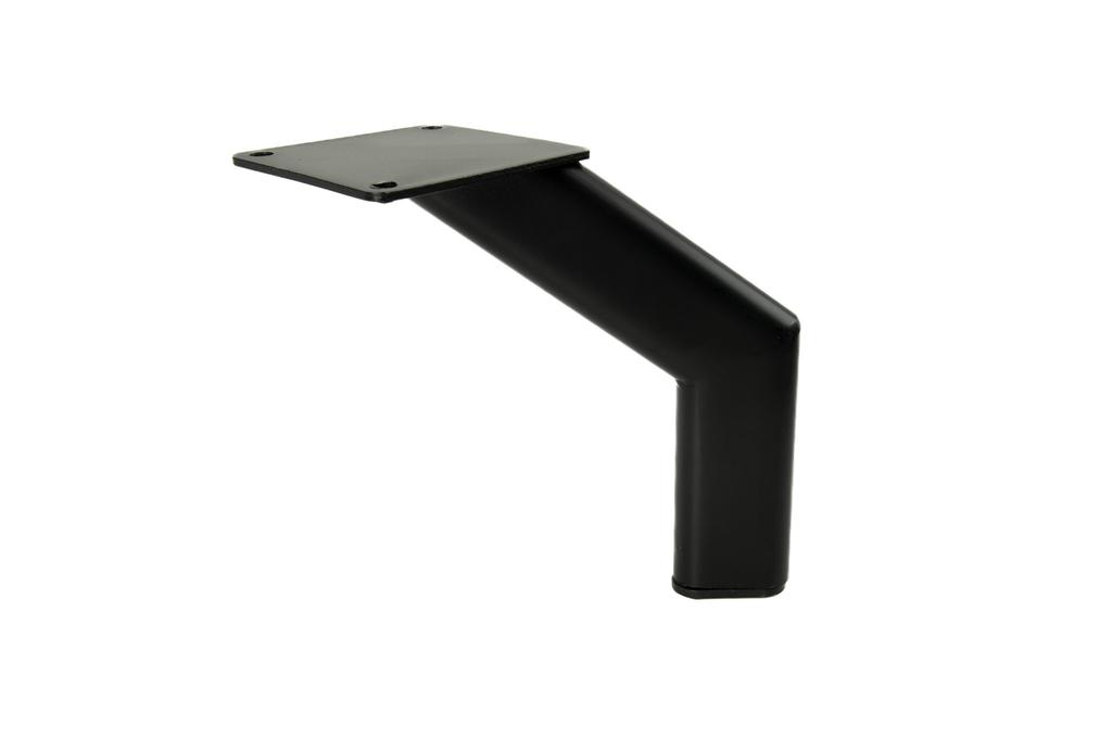 Loft Furniture Leg, Matt Black, Height 15 Cm, for Sofas and Corner Sofas