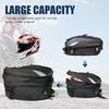 Motorcycle Rear Seat Backpack Large Capacity Oxford Fabric Tail Bag Riders With Rain Cover