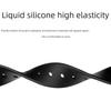 Compatible Strap for Xiaomi Mi Band 9 & 8 NFC Smart Sports Wristband - Silicone Metal Interface