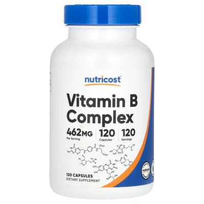 Complejo de Vitamina B, 462mg, 120 Cápsulas