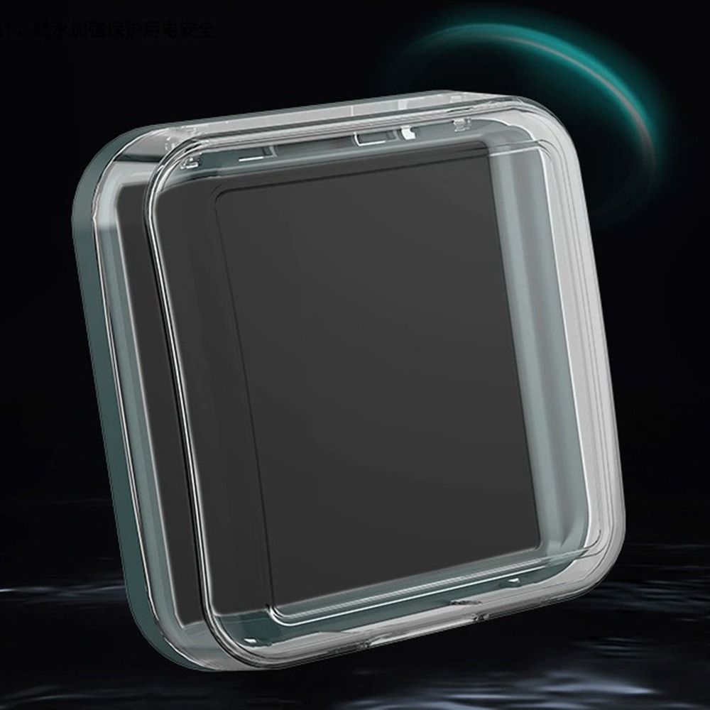 Durable 86 Type Switch Protective Cover Self-Adhesive Splash-Proof Electric Plug Cover Power Outlet Waterproof Plug Box for Home