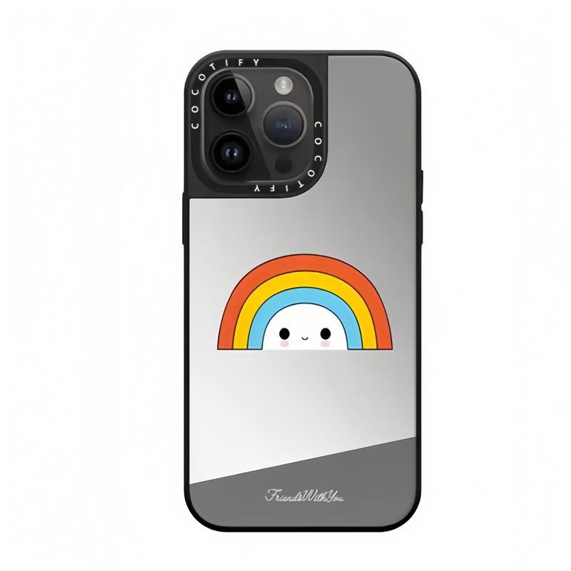

Rainbow Cloud for Apple 16 Cute Teletubbies Creative 141215 Protective Mirror Trendy Brand Heat Dissipation For Apple 11