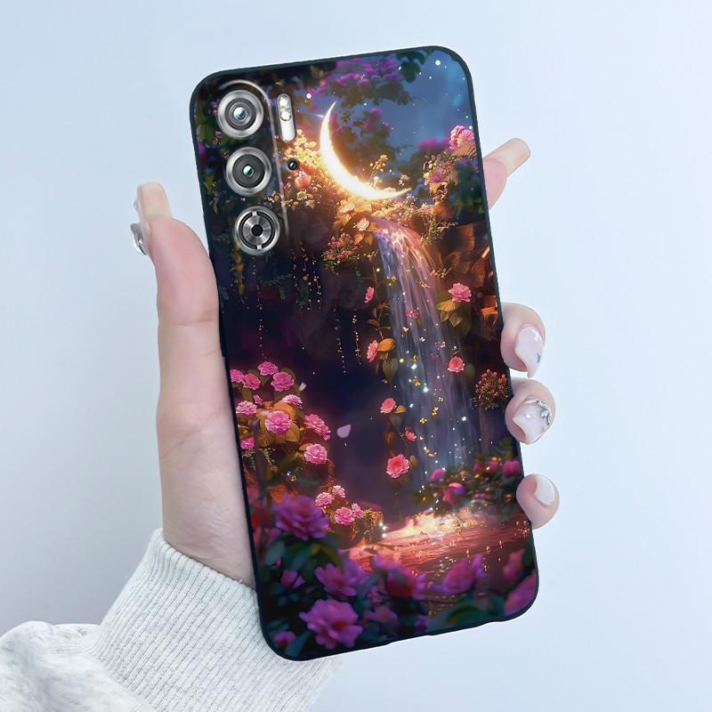 Phone Case For ZTE Nubia Red Magic Redmagic 9 9S Pro Plus 5G Case Cute Love Rabbit Protective Black matte TPU Soft Cover Casing