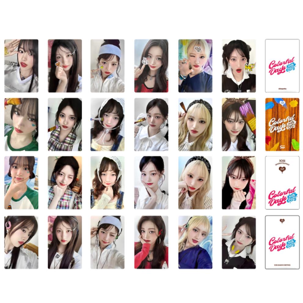 

Domestic same-day shipping Ive photocard 24 sheets 2025 Season s Greetings Colorful Days photocard