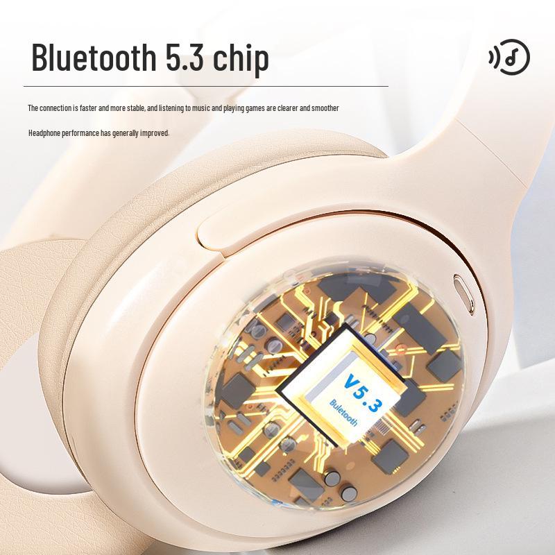 New Model Wireless Bluetooth Headband: Fashionable Gaming & Sports Bass Headphones