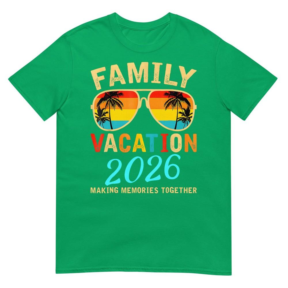 Family Vacation 2026 Beach Matching Summer Vacation 2026 Tshirt
