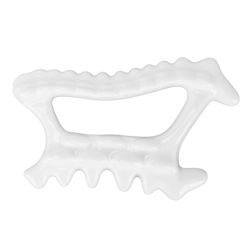 Gua Sha Massage Tool Detox Ceramic Decrease Puffiness Tighten Trigger Point Tissue Scraping Tool for Shoulder Neck