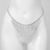 Lanț de corp cu ciucuri complet cu diamante pentru femei Lanț tanga cu strasuri Stil european Accesoriu de corp pentru club de noapte Plajă