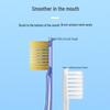 FAWNMUM Adult 3-Sided Ultra-Fine Soft Toothbrush