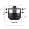 Joyoung 30cm Stainless Steel Double Layer Steamer