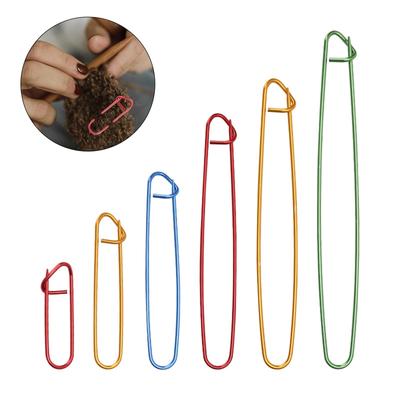 6 Stück Maschenhalter Set für DIY Stricken Garn Maschenhalter Strickmaschenhalter Häkelnadeln Maschenhalter
