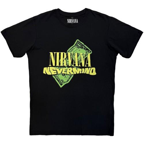 Nirvana Unisex Adult Nevermind Dollar T-Shirt