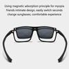 6 In 1 Custom Men Women Optical Magnetic Sunglasses Clip Magnet Clip On Sunglasses Polaroid Glasses Frame