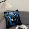 all time low rock band Cushion Cover Reversible Plush Pillow Cover – For car, sofa, bedroom, perfect as a gift.