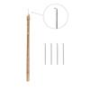 5pcs/set Golden Lace Wig Needles Durable Wig Making Kit Ventilating Needles  Professional