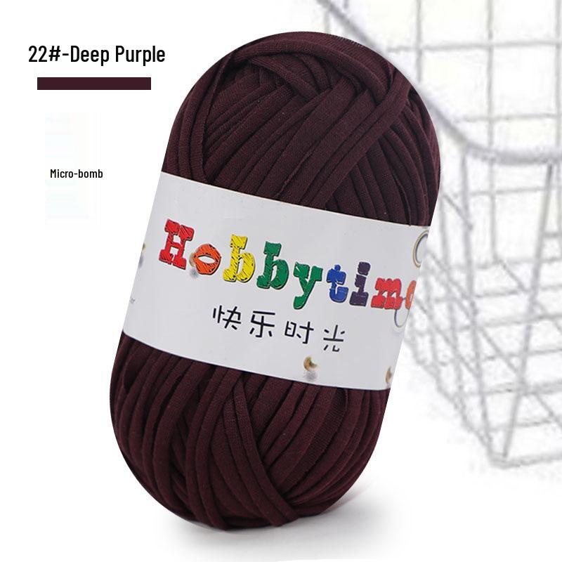 Cloth Strip Yarn DIY Crochet Kit: Handmade Bag, Knitting Material for Cushions, Carpets, and Dolls