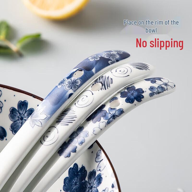 MAXCOOK Ceramic Soup & Rice Spoon