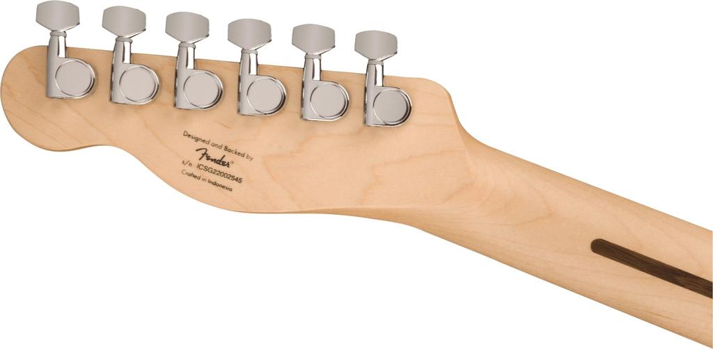 Squier by Fender Squier Electric Laurel Black Torino with Soft Case Sonic™ Telecaster® Guitar, Fingerboard, Pickguard, Red,
