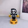 Solar Powered Dancing Figures Swinging Dancer Ornaments Cartoon Animated Halloween Dashboard Accessories For Automotive Auto