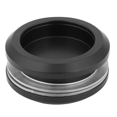 Black Aluminum Alloy Round Glass Sliding Door Handle Furniture Pulls Cabinet Knob