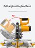 LUXTER Rocker 10" Sliding Compound Miter Saw, 255mm Aluminum Body, 45° Woodworking Aluminum Cutting Machine