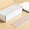 100Pcs Professional Binding Rings Heavy Duty Metal Binding Coils for Office School Supply 23 Holes 24 Holes OR 34 Holes