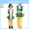 Costum Uimitor de Prinț Arab Rege pentru Petrecerea de Halloween a Băieților și Evenimente Cosplay