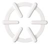 Pearl Metal Trivet, White, 16cm Outer Diameter, Cast Iron, Enamel Coated, HB-4200
