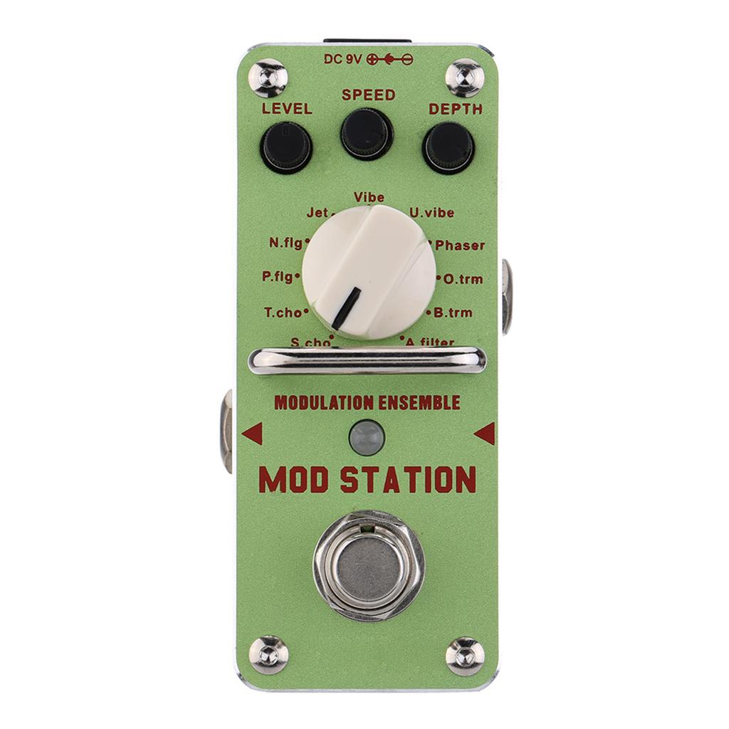 AROMA AMS 3 Mod Station Modulation Ensemble Electric Guitar Effect Pedal Mini Single Effect with True Bypass