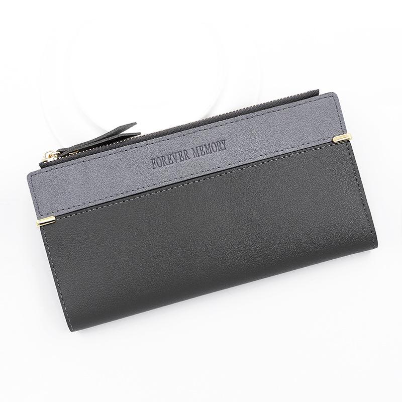 Women's Fashion Frosted Leather Wallet - Large Capacity Card Holder & Coin Purse