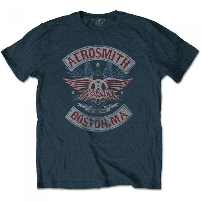 Aerosmith Unisex Adult Boston Pride Cotton T-Shirt