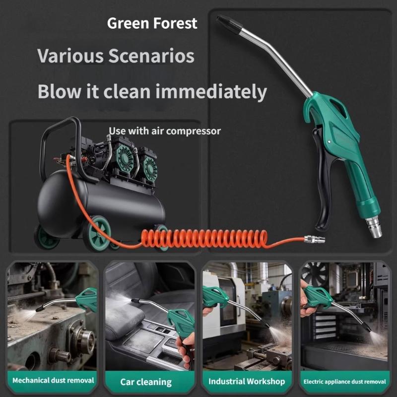 Air Blow Guns with Nozzle, Air Compressor Accessories Dust Removal Cleaning Tool Dust Cleaning Tool