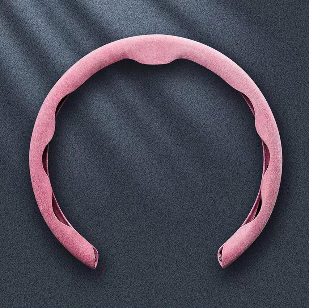 Car Steering Wheel Cover 38cm 15inch Ultra-thin Fur Non-slip Breathable Anti-skid Accessories Steering Wheel Decorative Supplies