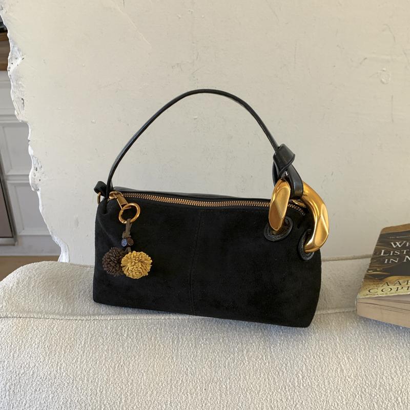 Fashion Shoulder Bag for Women Faux Suede Leather Female Handbags Ladies Messenger Crossbody Bags Vintage Chic Tote Minimalist