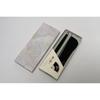 [Hasegawa] Kyoto Folding Fan, Cat Pattern, Black-dyed, Washi Paper Fan, with Pouch, In Gift Box, Mad