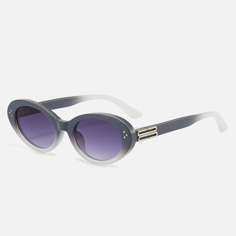 Stylish Small Elliptical Frame Sunglasses Female Sun Shades Protection Sun