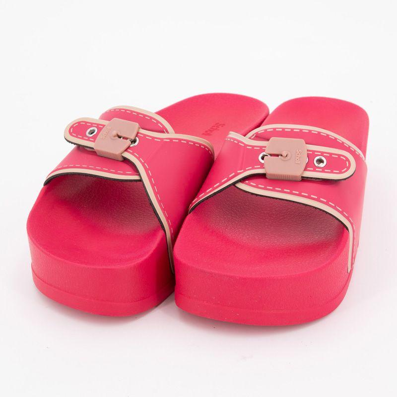 Women's Pink Wedge Mules Pescura Moon Wedge SCHOLL