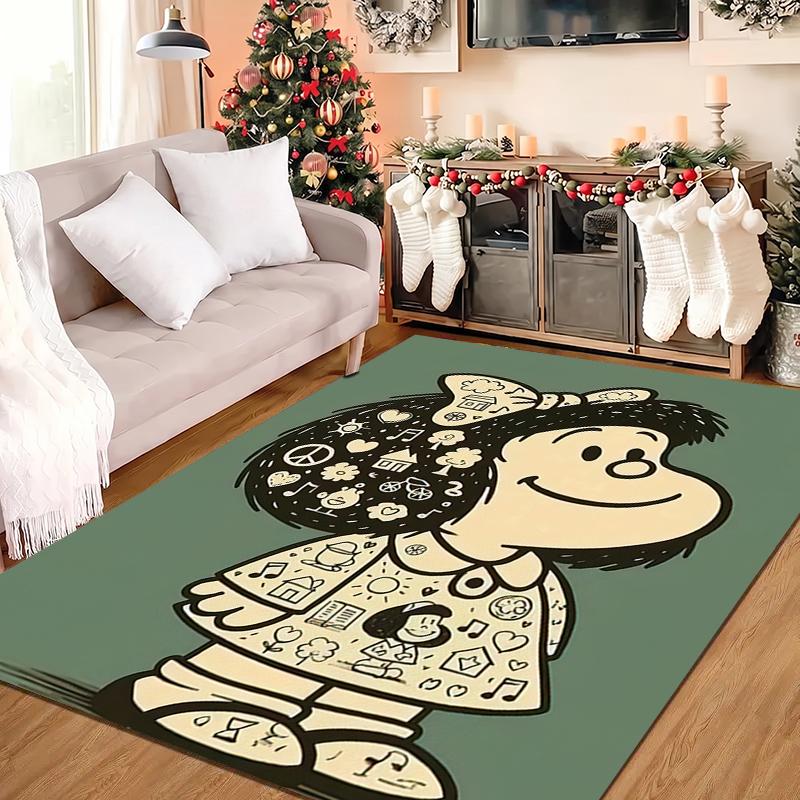 1PC Mafalda Rug - home decoration Carpet For Living Room Bedroom Flooring Computer Chair Area Rug