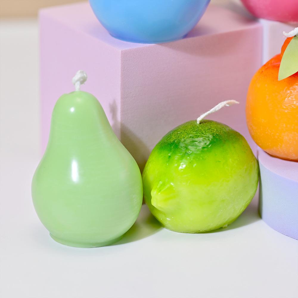 3D Oranges Silicone Mold DIY Fruit Series Ugly Orange Apple Pumpkin Scented Candle Mould Handmade Gypsum Ornament