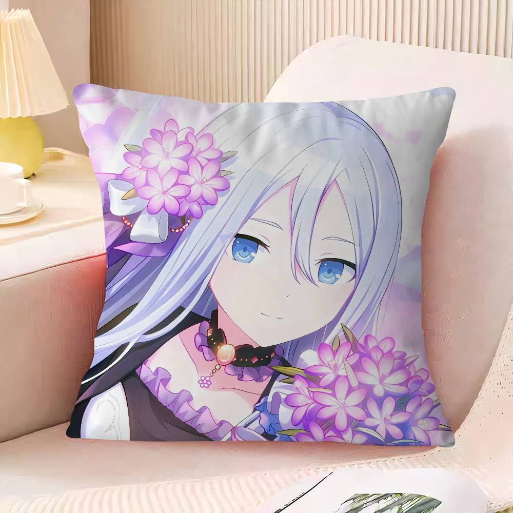 Y-Yoisaki K-Kanade Office Cushion Pillowcase Car Cushion Cover45X45CM Lumbar Pillowcase Sofa Pillowcover