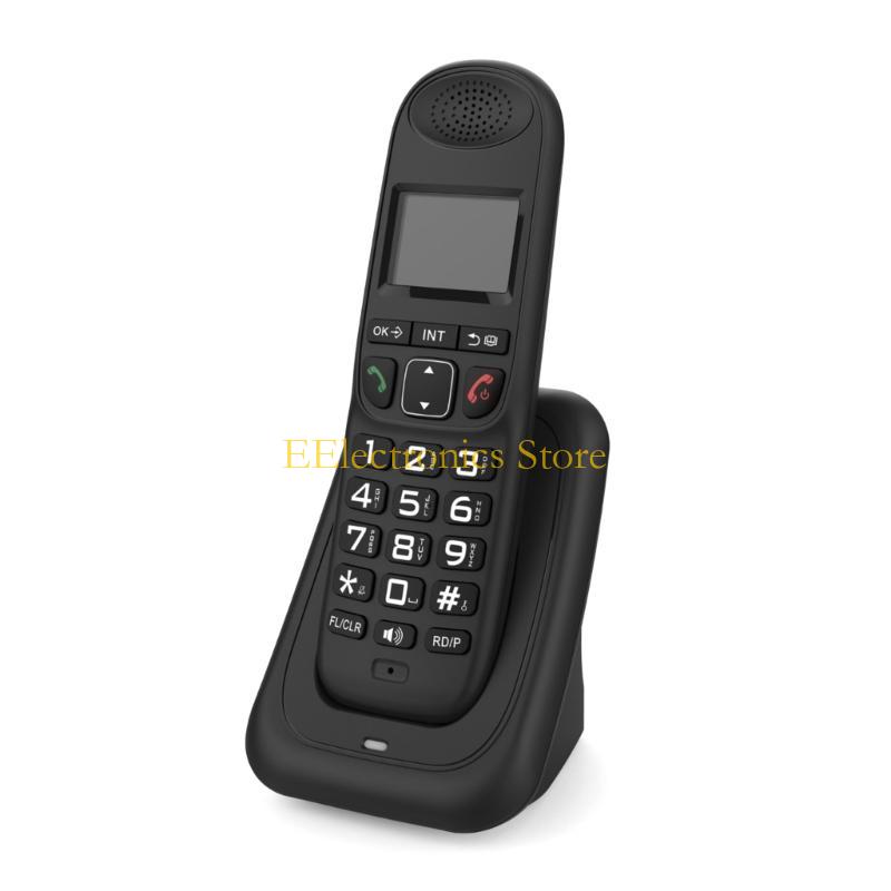 B03C D1003 Digital Cordless Phone for Business Offices Home Handheld Phone Low Radiation with LCD CallerID Storage Redials