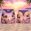 Hot New Hawaii Leopard Pattern Design Men Swim Trunks 3D Print Funny Fake Butt Pattern Beach Shorts Summer Outdoor Personality