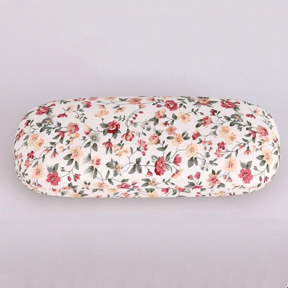 Anti Pressure Retro Floral Glasses Case Hard Shell Reading Glasses Box  Eyewear Accessories