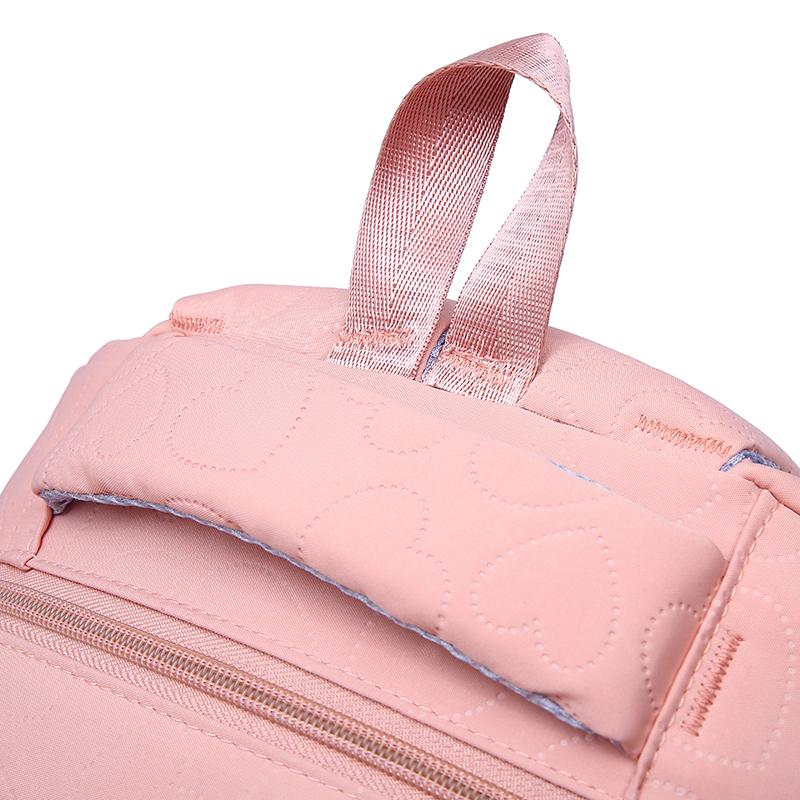 Student Schoolbag Large Capacity Female Backpack Solid Color Travel Backpack