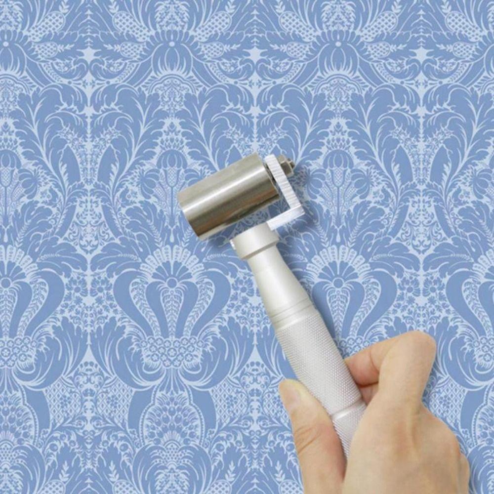 Stainless Steel Flat Pressure Roller 34/40mm Wallpaper Smoothing Hand Tool  Household